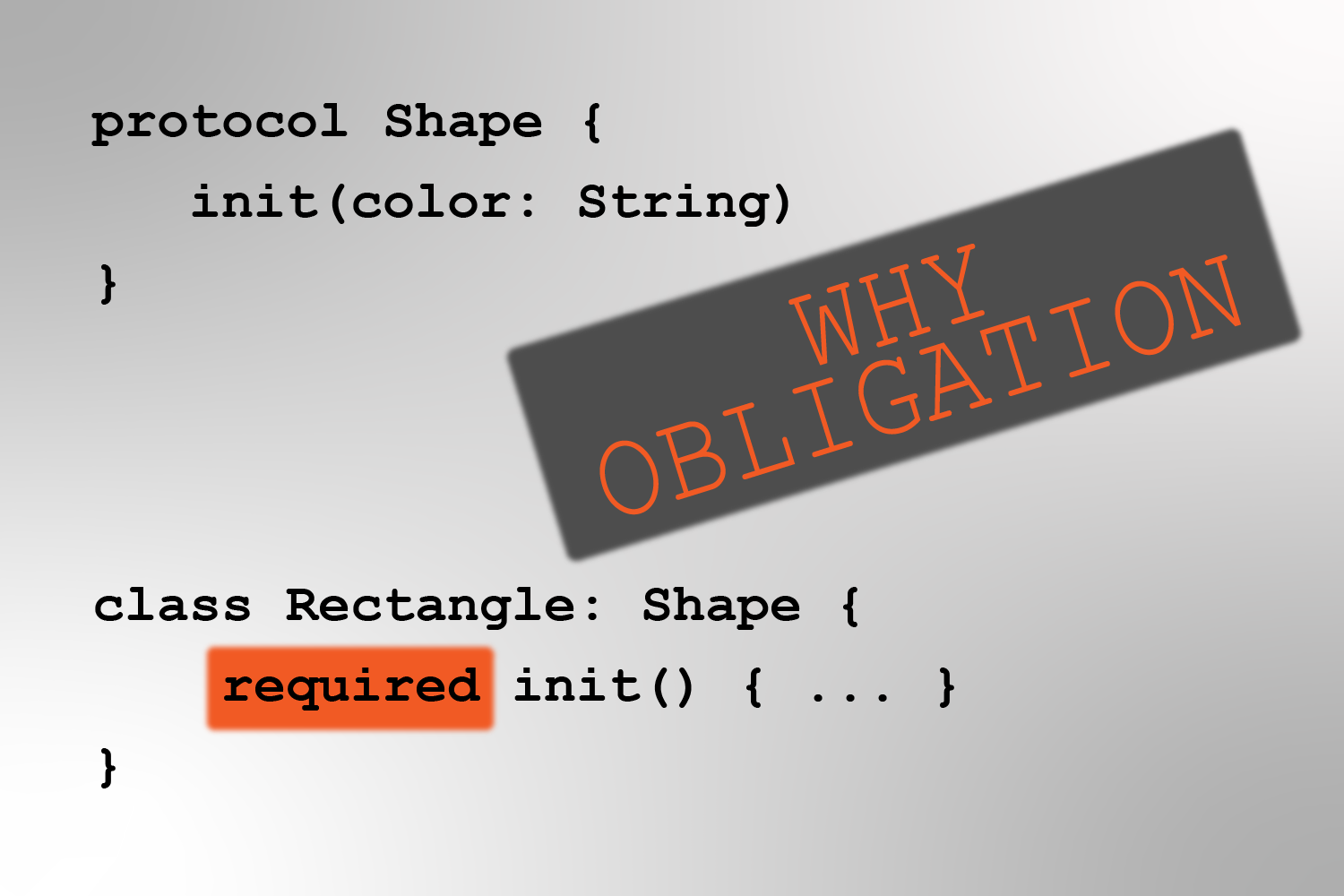 In Swift, why protocol initializers must be defined as required in conforming types?